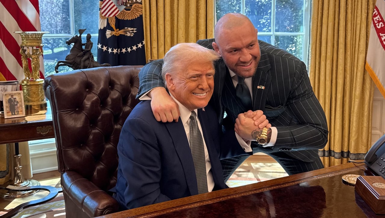Conor McGregor llega a la Casa Blanca