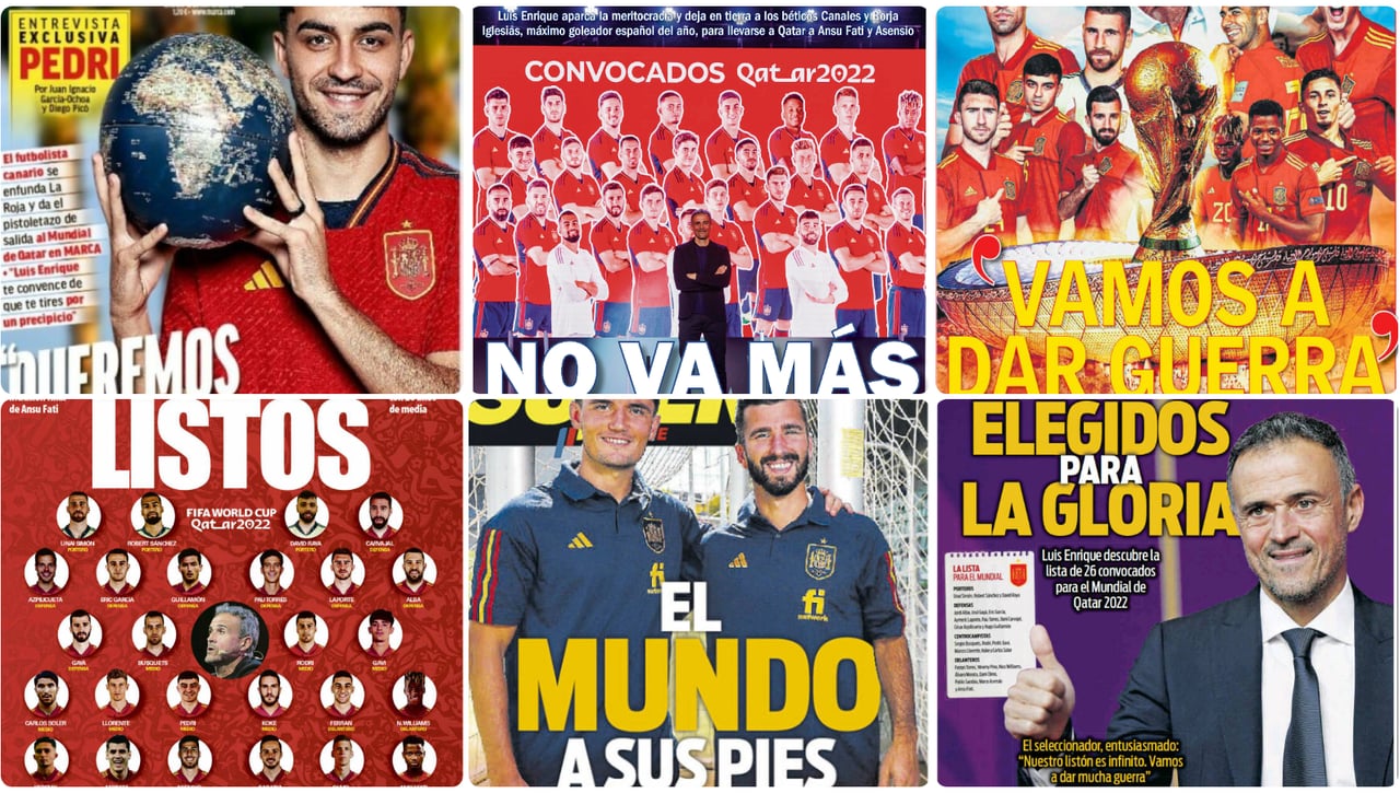 Los 26 de Luis Enrique, Borja en la reserva, Papu acepta irse, Bellerín en Sevilla, Muriqi... las portadas del sábado