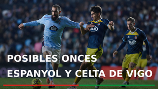 Alineaciones RCD Espanyol - RC Celta de Vigo: Alineación del Espanyol y Celta en el partido de la jornada 24 de LaLiga