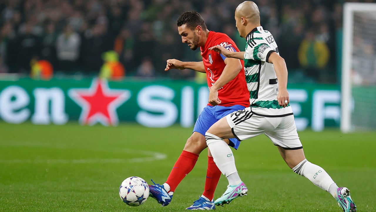 Celtic 2-2 Atlético: Punto valioso con el viento en contra