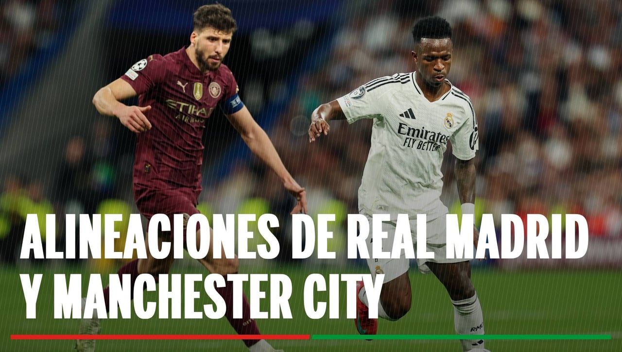 Alineaciones Real Madrid - Manchester City: Alineaciones probables de Real Madrid y Manchester City en la jornada 6 de la Champions League