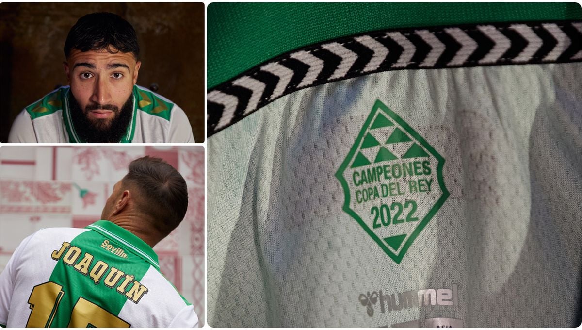 Un campeón más blanco que verde: el Betis presenta su nueva camiseta para la Copa del Rey 22/23