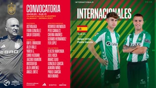 La convocatoria de David Gordo para la sub 21 de España: Gonzalo García, Mosquera, Ángel Ortiz, Pablo García...