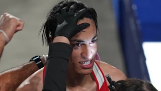 Imane Khelif entra en acción de nuevo