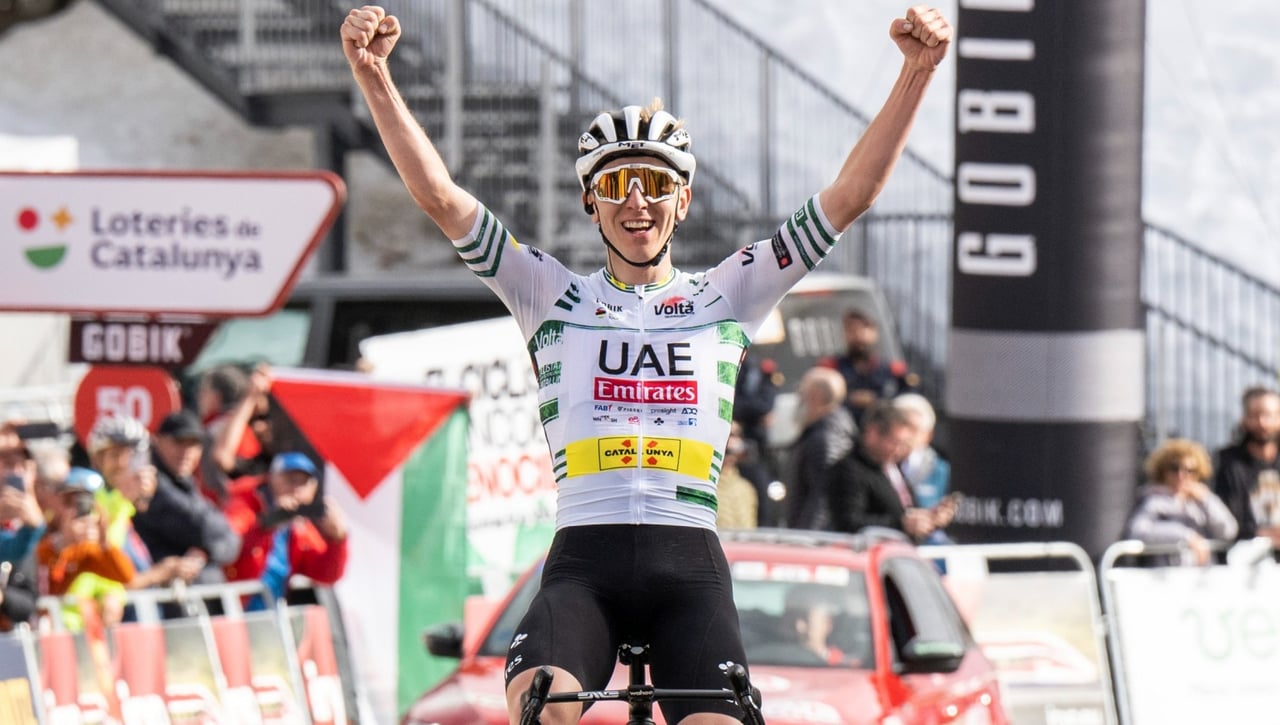 Tadej Pogacar golpea de nuevo en la Volta a Catalunya