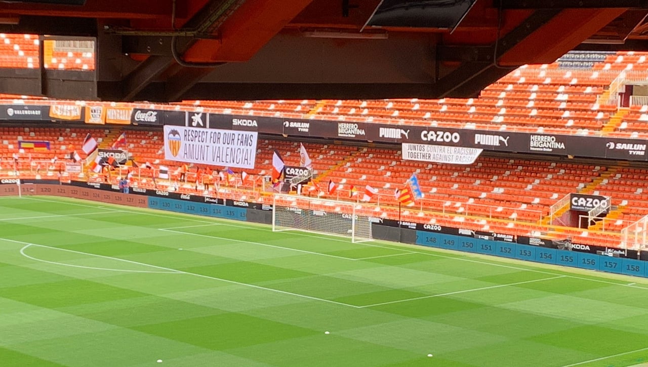 El mensaje del Valencia y Mestalla tras el Caso Vinicius