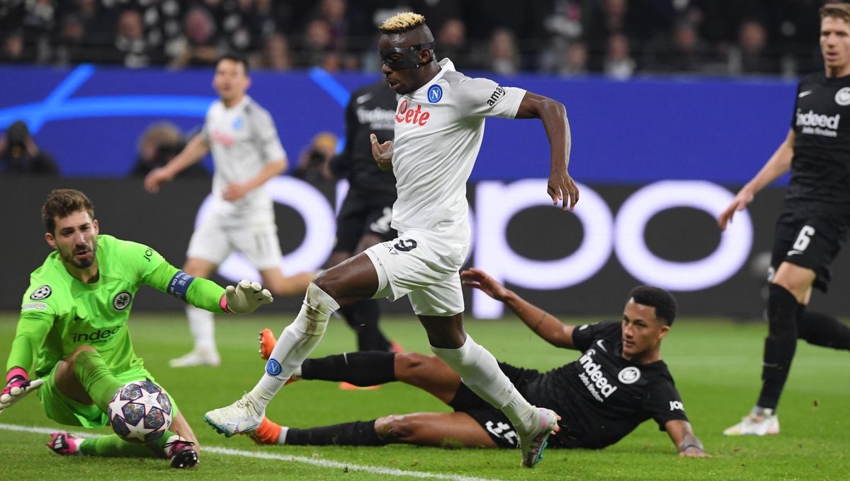 Eintracht Frankfurt - Nápoles: Resumen, resultado y goles