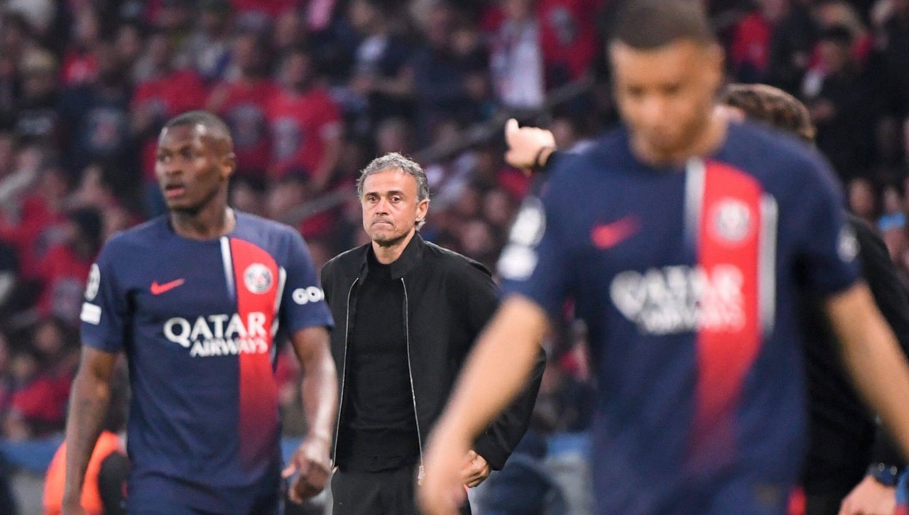 Mbappé dice adiós decepcionado y Luis Enrique no se lo cree