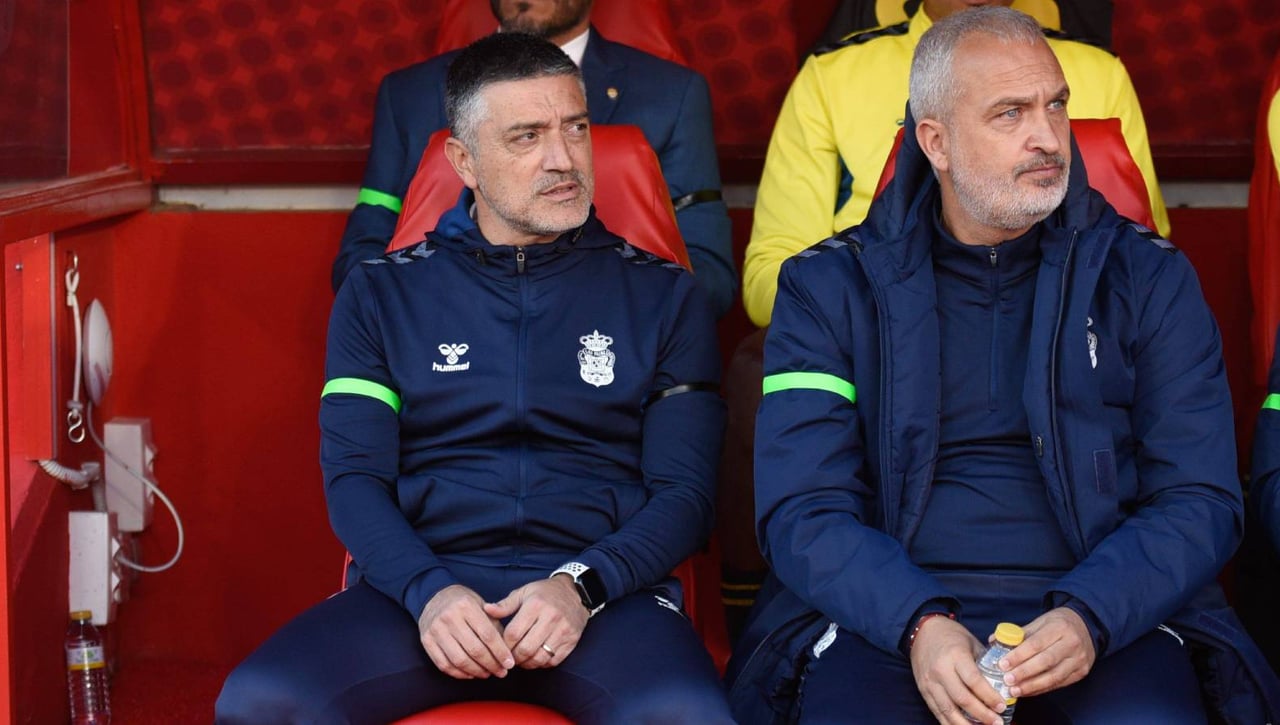 La queja más estadística de García Pimienta tras el penalti no pitado a Las Palmas