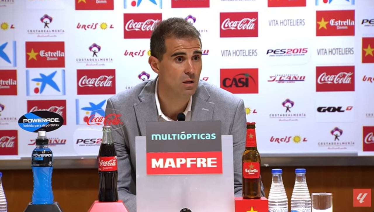 El día que Garitano se marchó la rueda de prensa por hablar en euskera en Almería