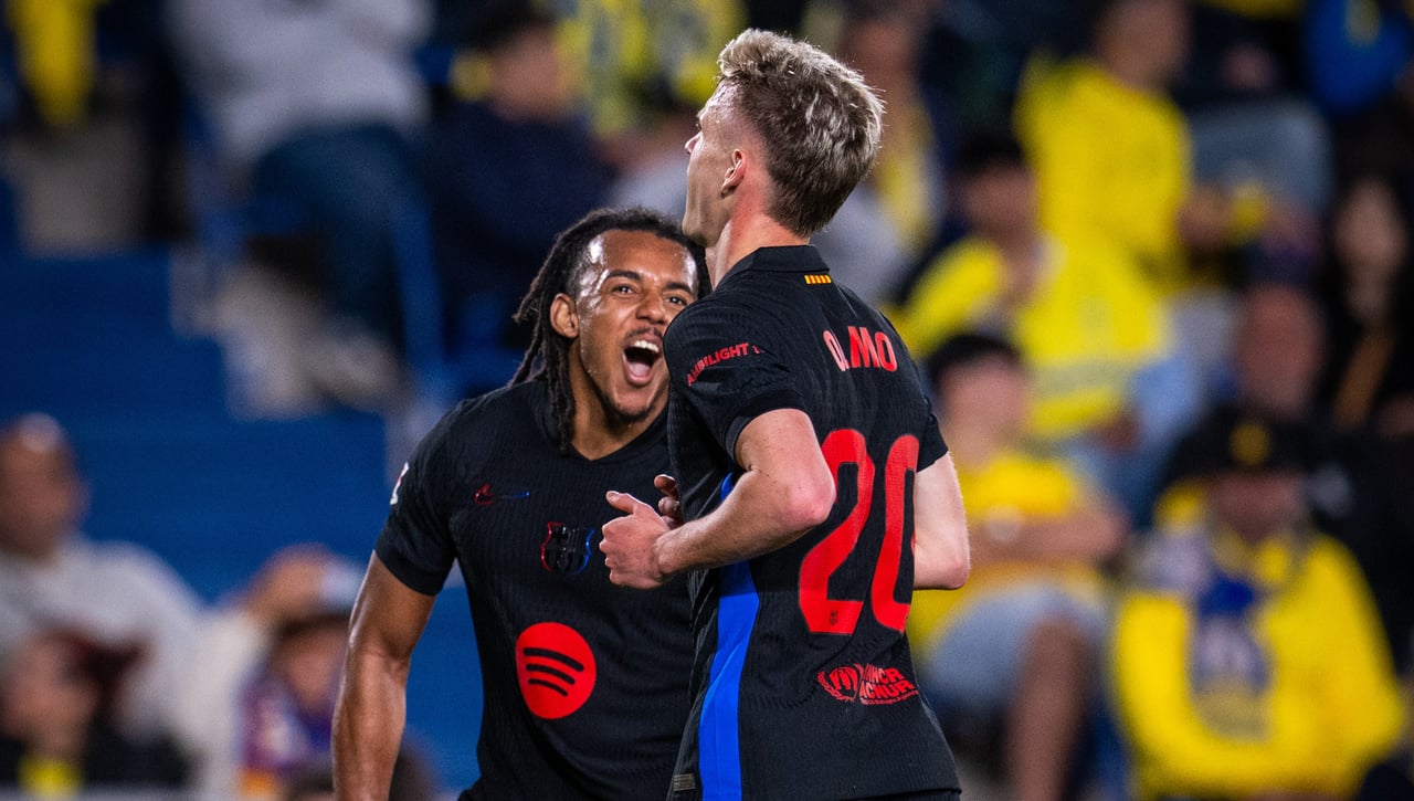 Las Palmas 0-2 Barcelona: Trabajada victoria para mantenerse líder