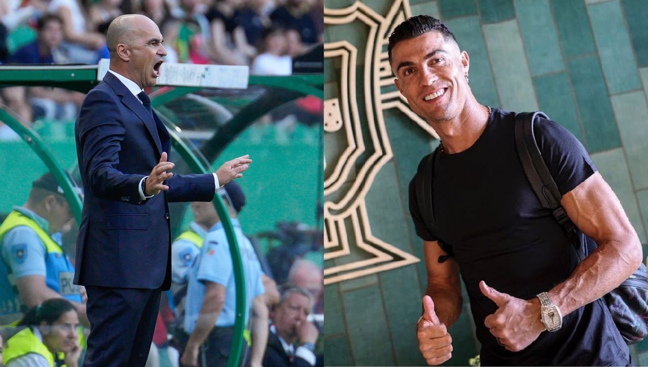 Roberto Martínez elogia a Cristiano
