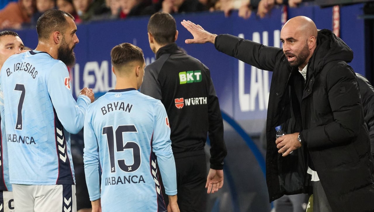Claudio Giráldez se la juega con Bryan Zaragoza y Borja Iglesias en el Celta de Vigo
