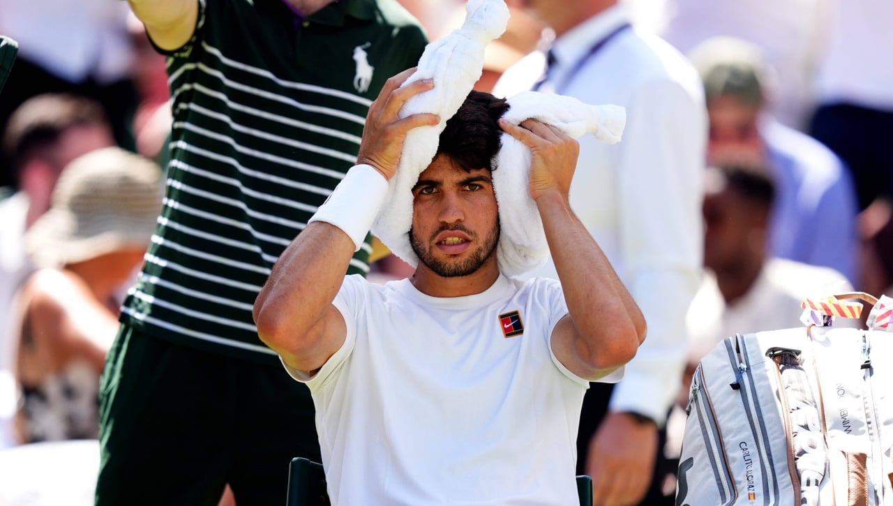 Carlos Alcaraz, acusado por lo de Wimbledon