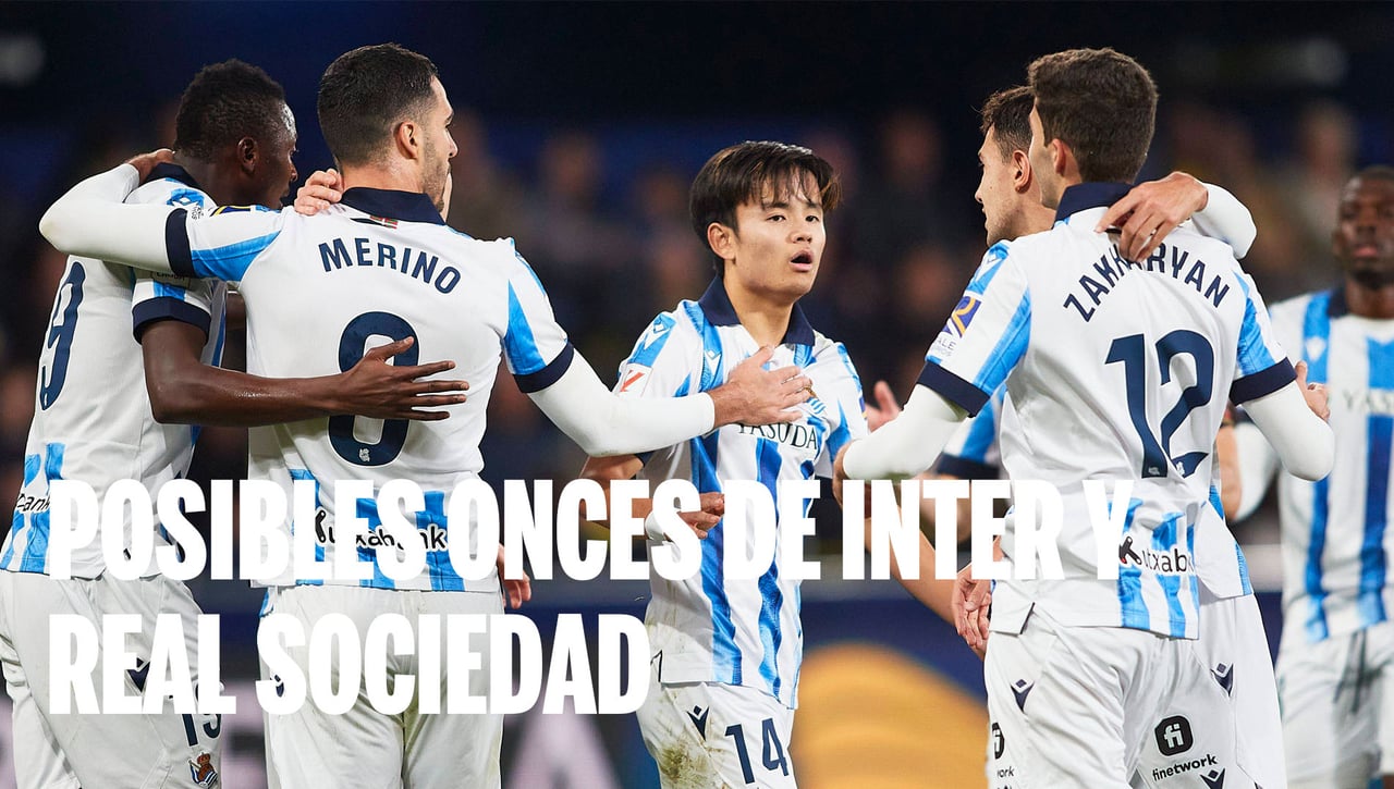Alineaciones Inter - Real Sociedad: Alineación posible de Inter y Real Sociedad en el partido de hoy de la Champions League