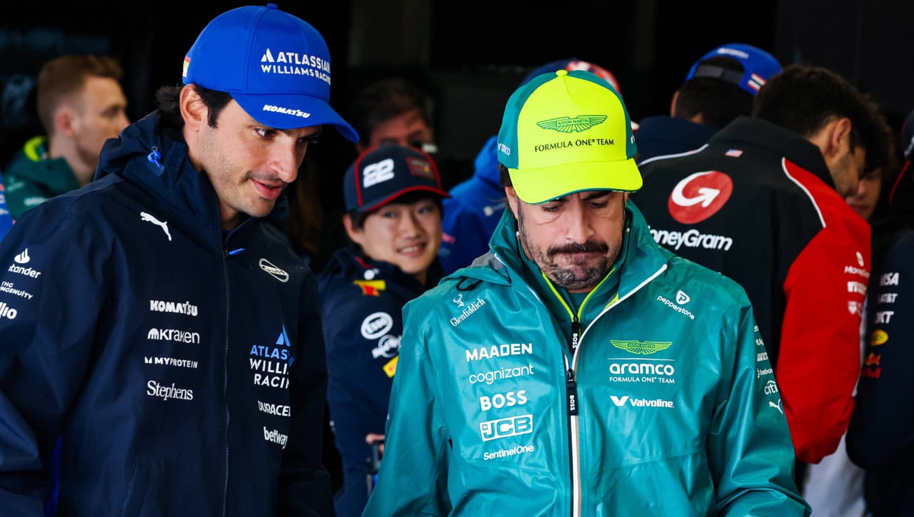 Guerra abierta entre Fernando Alonso y Carlos Sainz