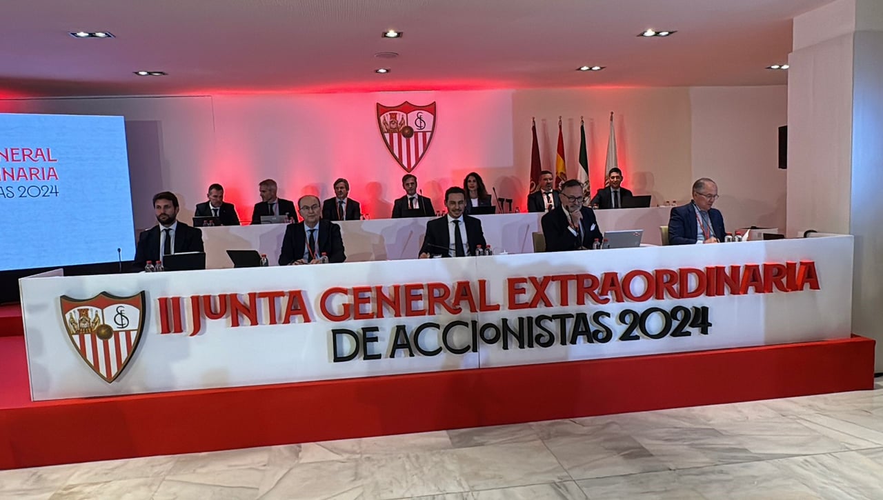 Así fue la Junta de accionistas del Sevilla FC