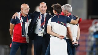 Así reaccionó Luis Rubiales al ser preguntado por el futuro de Luis de la Fuente