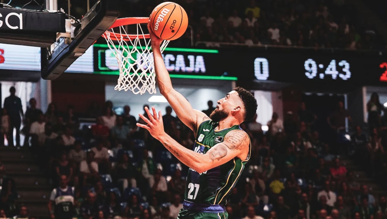 Unicaja empieza fuerte y el Girona se lleva un buen repaso