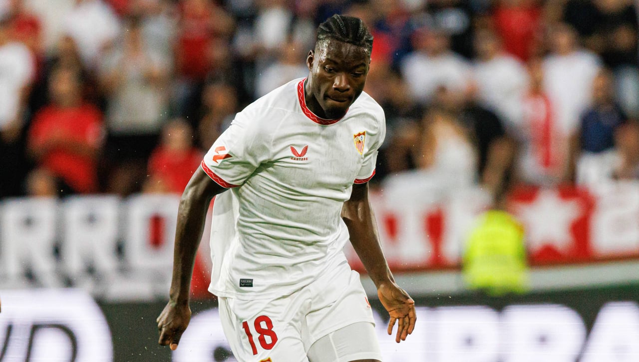 Agoumé lanza una promesa al Sevilla