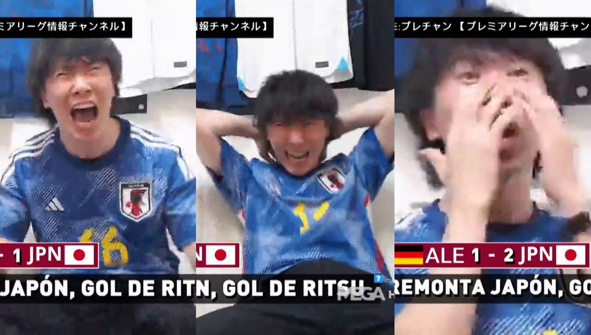 ¡Japón enloquece! La viral reacción a la remontada ante Alemania en el Mundial de Qatar 2022