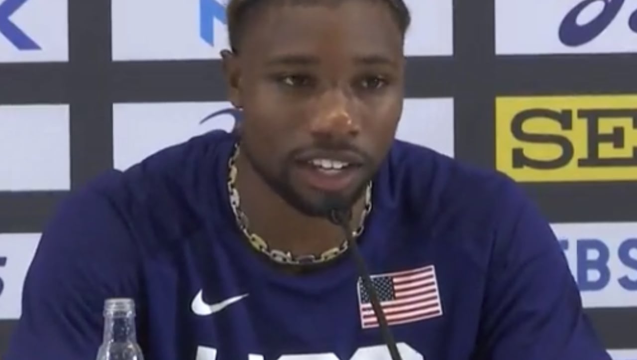 Noah Lyles se enfrenta a la NBA por el Mundial de baloncesto