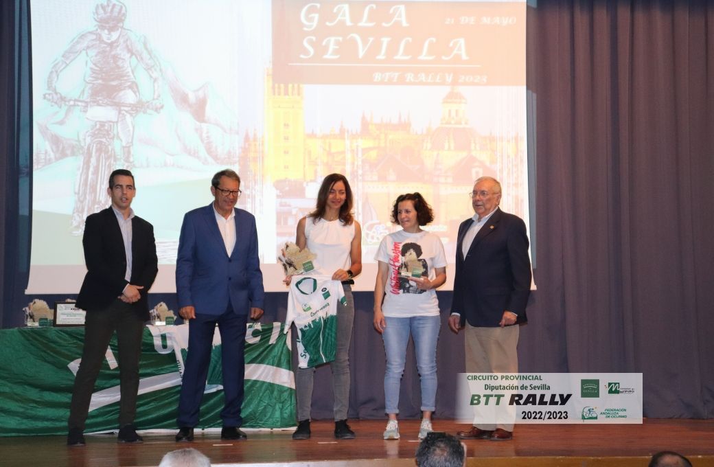 Gala de entrega de premios del Circuito Diputación de Sevilla de BTT Rally 2022/23
