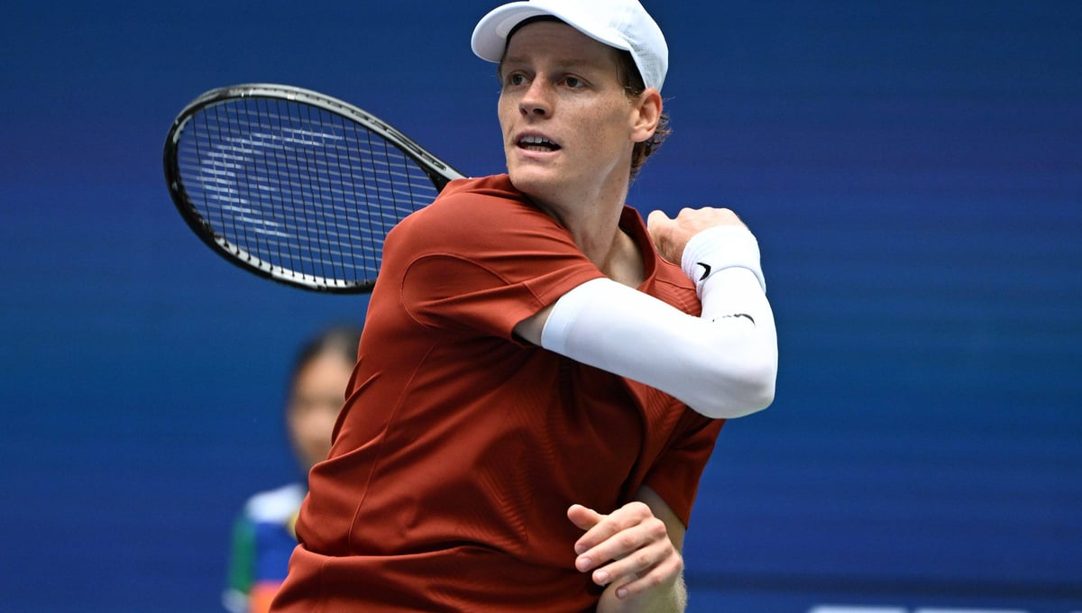 Sinner da el susto en el US Open