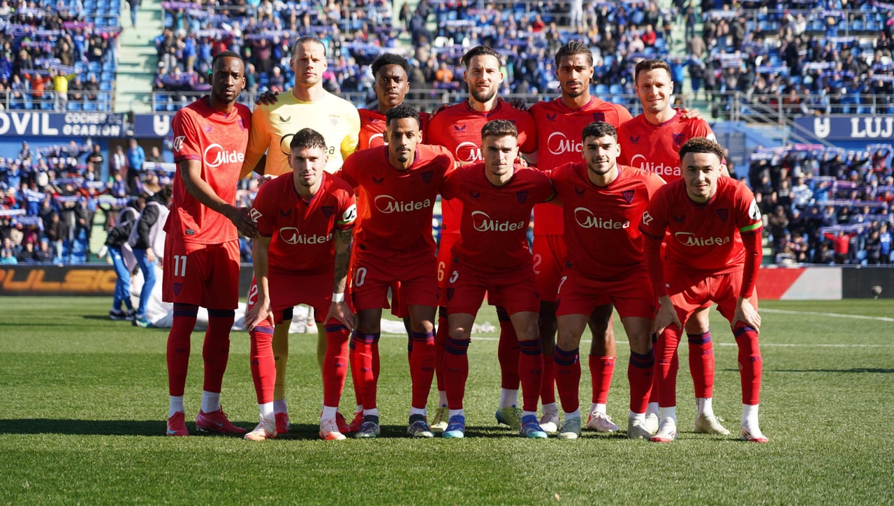 Puntos, uno a uno, del Sevilla ante el Getafe en LaLiga: De Nyland a Akor Adams, cohesión sin fútbol