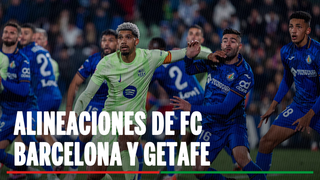 Alineaciones Barcelona - Getafe: posibles alineaciones de Barcelona y Getafe en el partido de LaLiga EA Sports