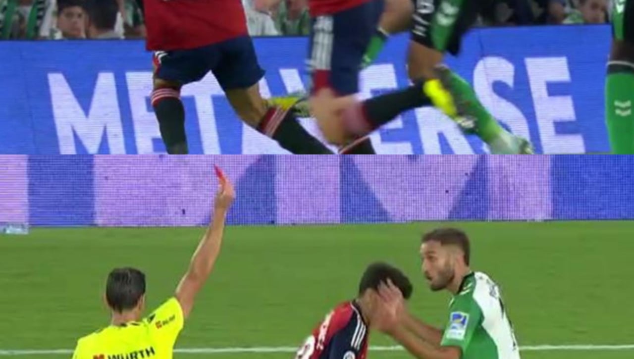 Competición castiga a Pezzella y el Betis se lo piensa... con razón