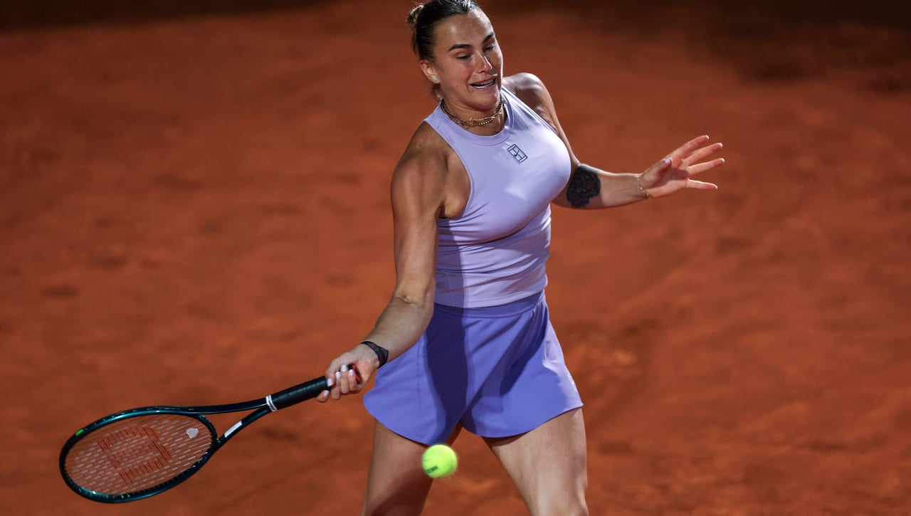 La gran reaparición de Roma deja KO a Sabalenka