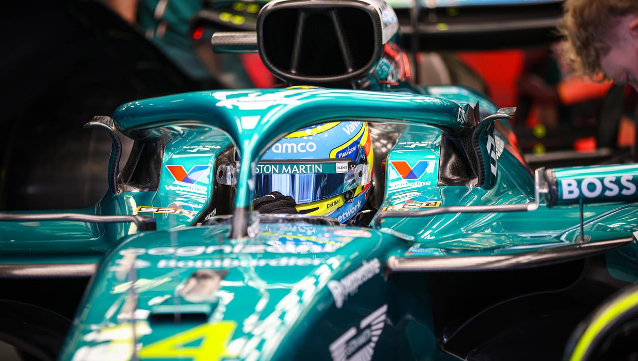 Fernando Alonso se lleva un duro golpe en los test de Bahréin