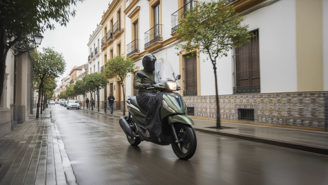 ¿Quién dijo que el invierno y la moto no se llevan bien?