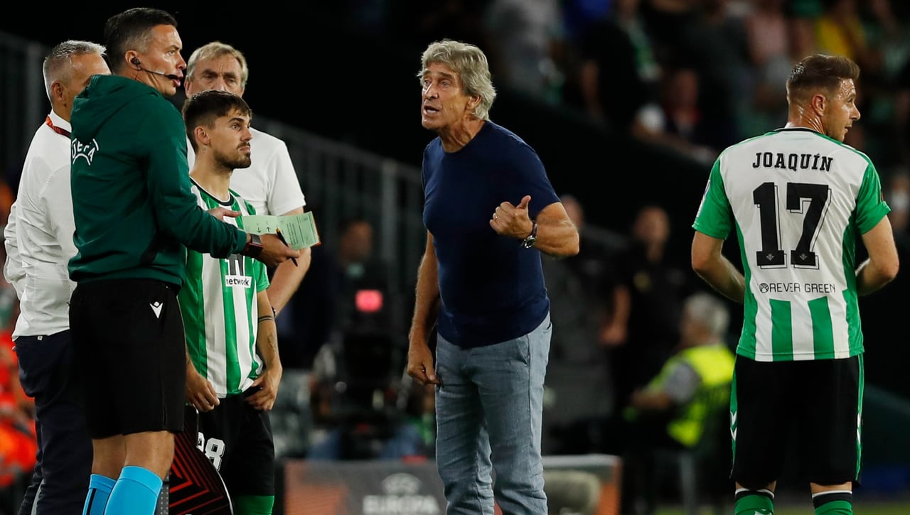Pellegrini y sus quejas: la "ventaja" al Rayo y la "exagerada" sanción a Luiz Felipe