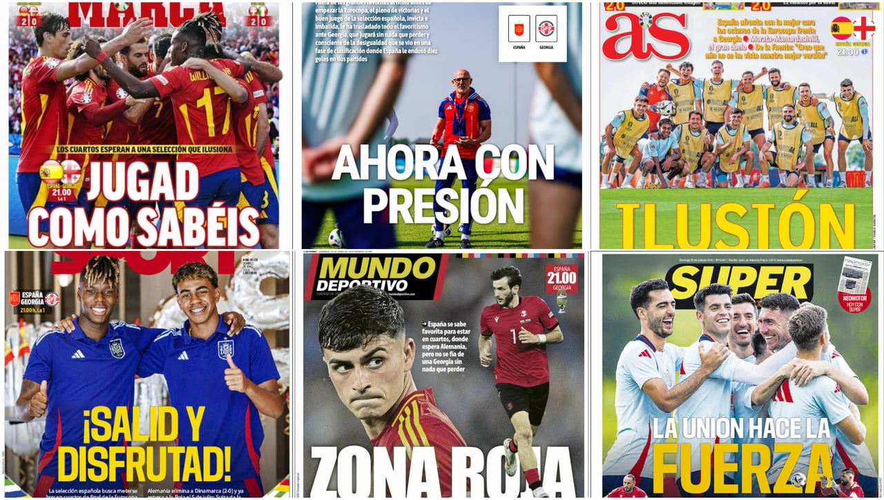 Un fichaje en el Betis, una salida en el Sevilla y el gran día de España... así vienen las portadas de hoy