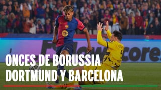 Borussia Dortmund - Barcelona: Alineaciones confirmadas y donde ver hoy en TV el partido de la UEFA Champions League