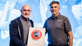 Luis de la Fuente, homenajeado 