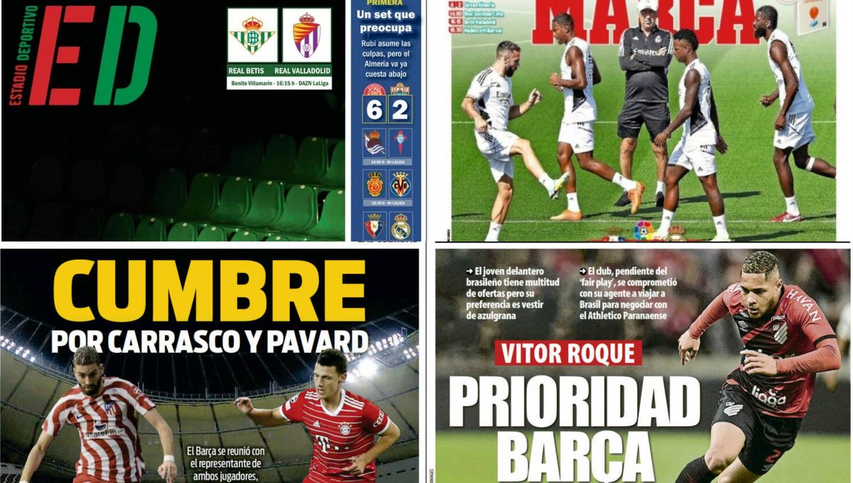 Carrasco, Pavard, Vitor Roque... El Barça los quiere a todos