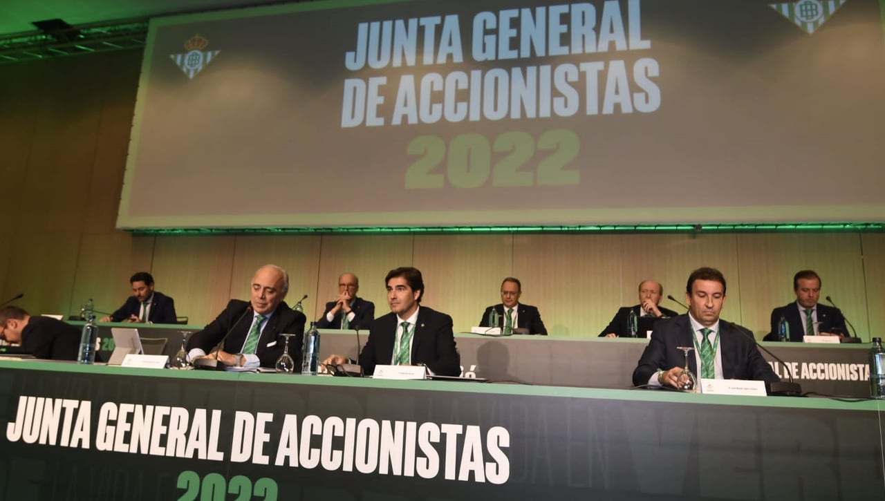 Así vivimos la Junta de Accionistas del Betis: respaldo total al actual consejo