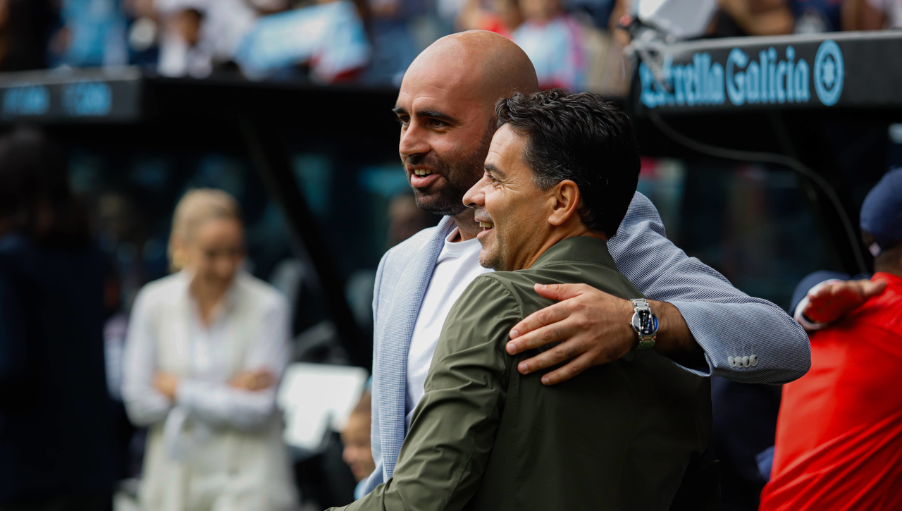 Claudio Giráldez vive un momento inédito en el Celta de Vigo