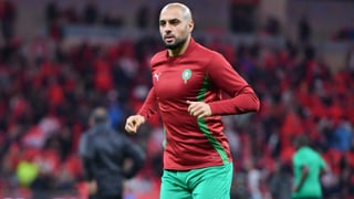 El seleccionador de Marruecos, Walid Regragui, confirma la lesión de Sofyan Amrabat pero no descarta forzarle: "Tiene problemas en el tobillo"