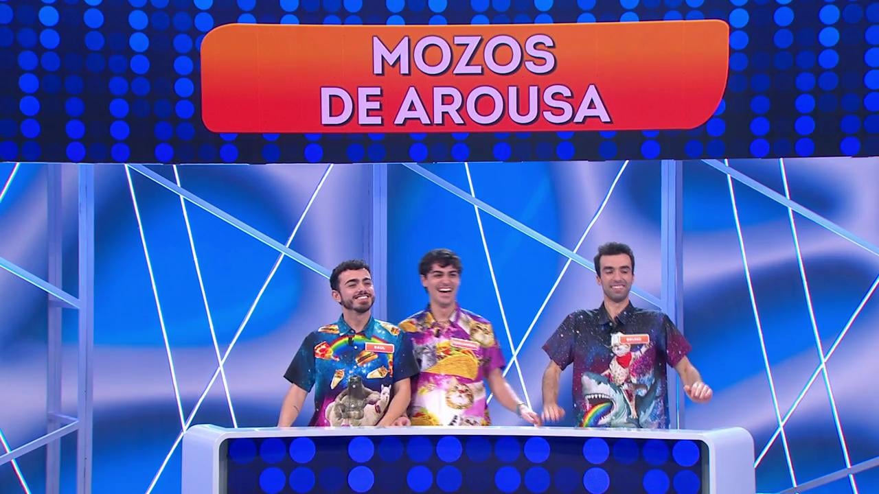 Anuncian el número de programas grabados por los Mozos de Arousa