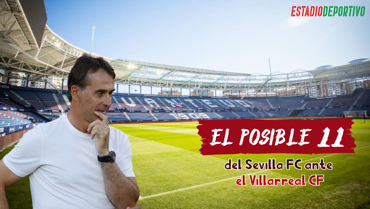 El posible once del Sevilla ante el Villarreal, con tres grandes dudas