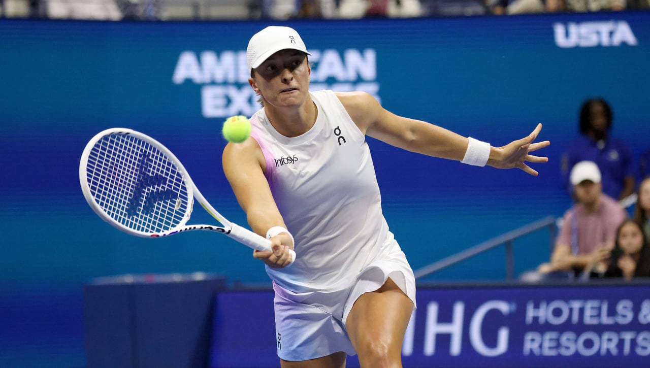 Swiatek se mete en un lío en Nueva York