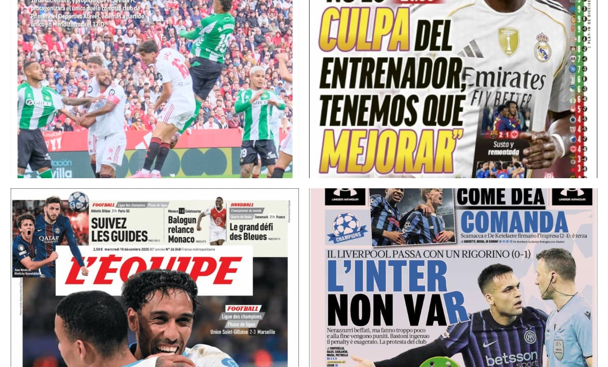 Xabi Alonso se la juega ante el City, Koundé es el héroe culé, desigualdad sevillana en Copa…así vienen las portadas