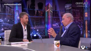 Alfonso Guerra deja por los suelos a Pablo Motos al hablar de la amnistía en 'El Hormiguero'