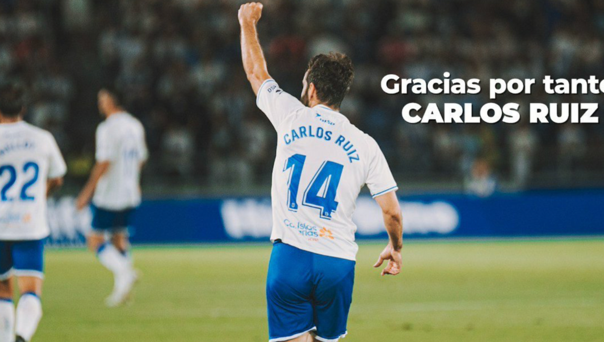 Carlos Ruiz dice adiós al Tenerife
