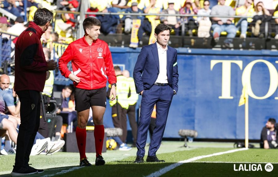 Marcelino se queja por la actitud del Cádiz y del árbitro: "Su portero hizo lo que le pareció"