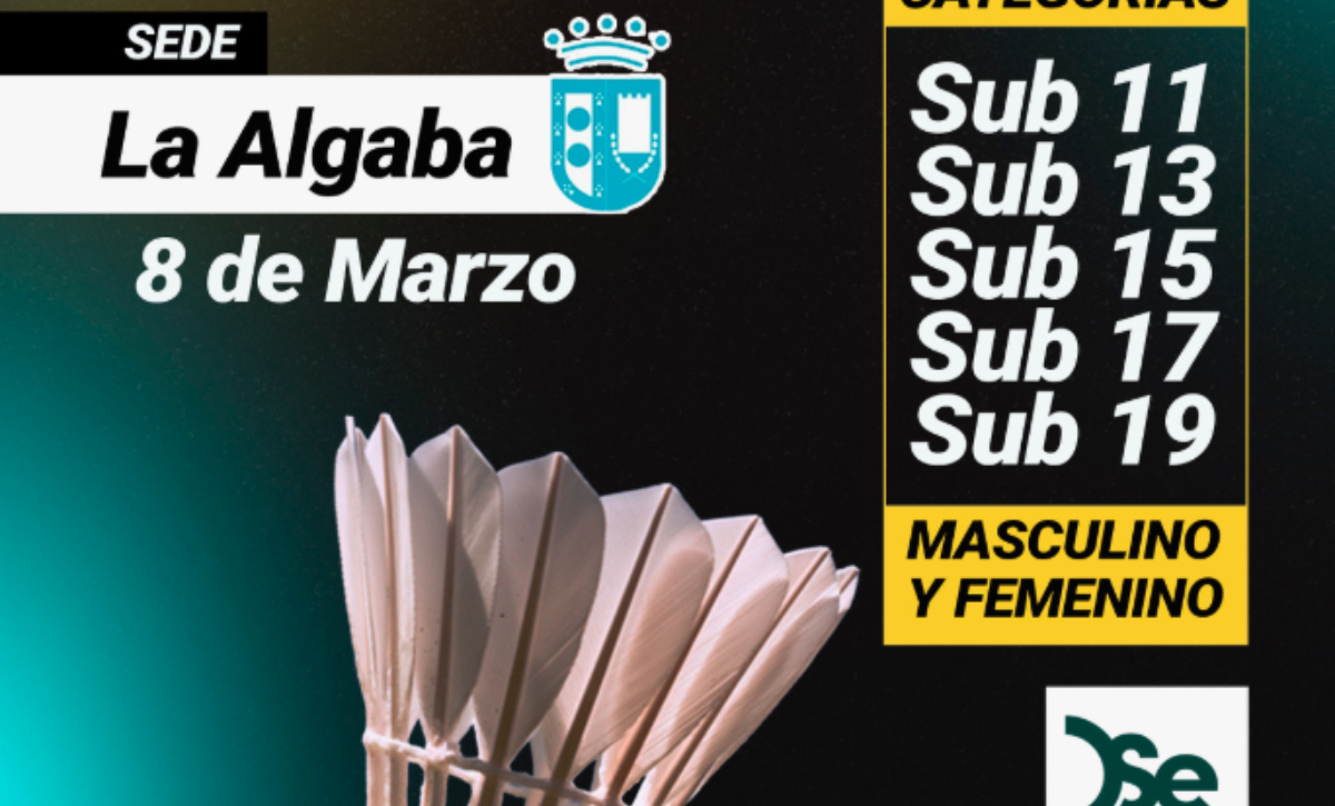 La 3ª Jornada del Circuito Provincial de Bádminton será este fin de semana